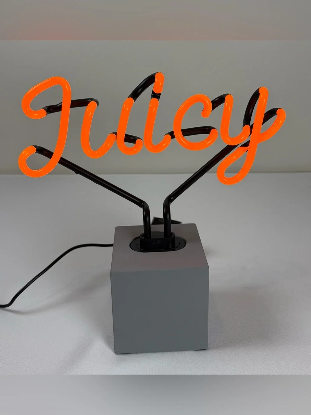Locomocean JUICY Real Glass Neon Tabletop Sign